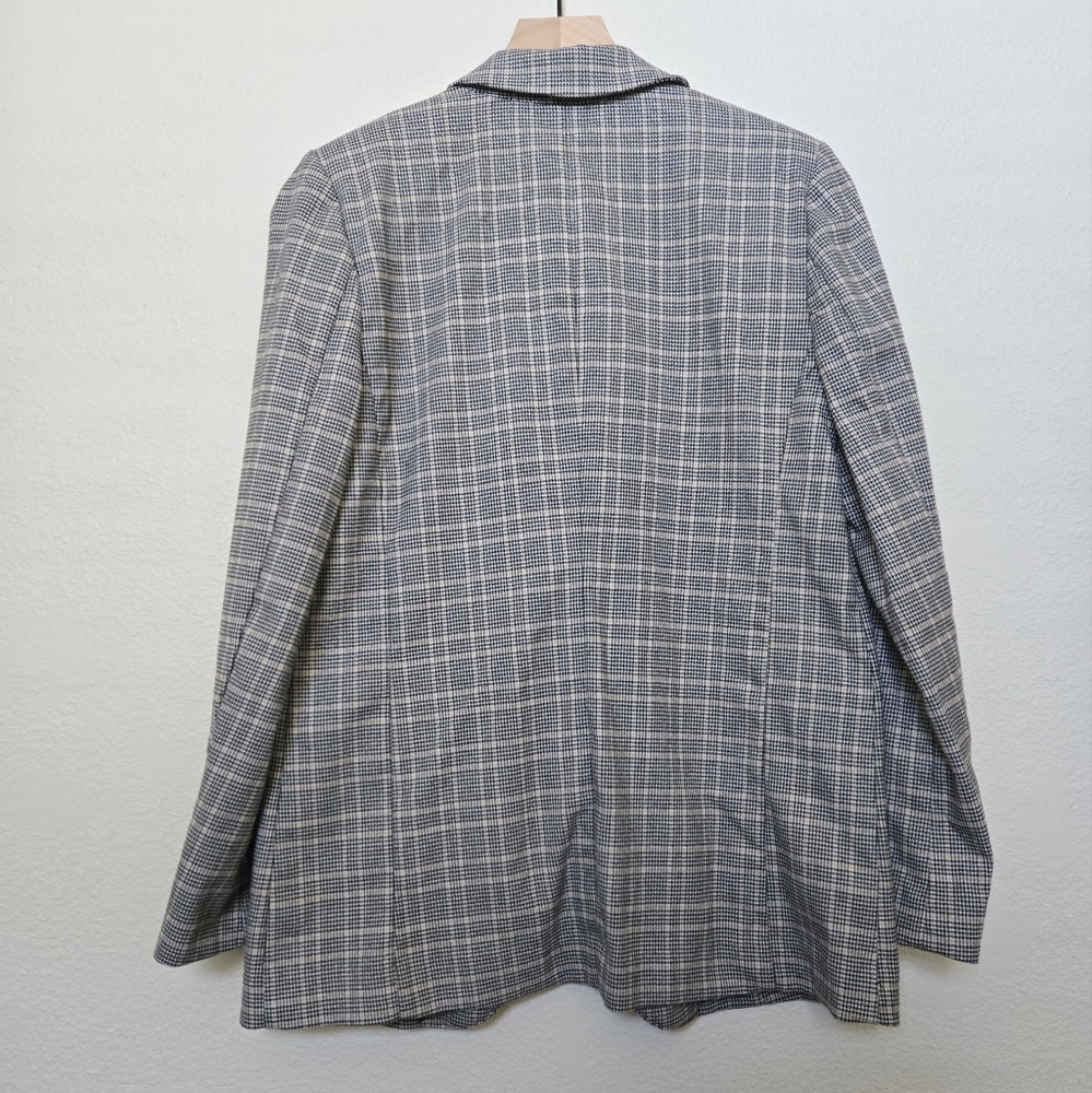 Plaid Long Blazer Jacket size XS - Picture 6 of 15